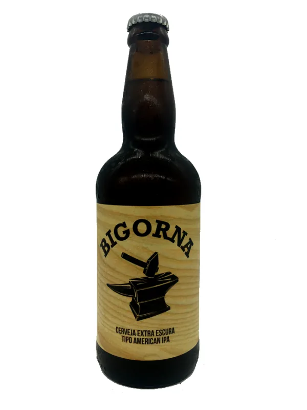 Garrafa da Cerveja Bigorna Extra Escura Tipo American IPA